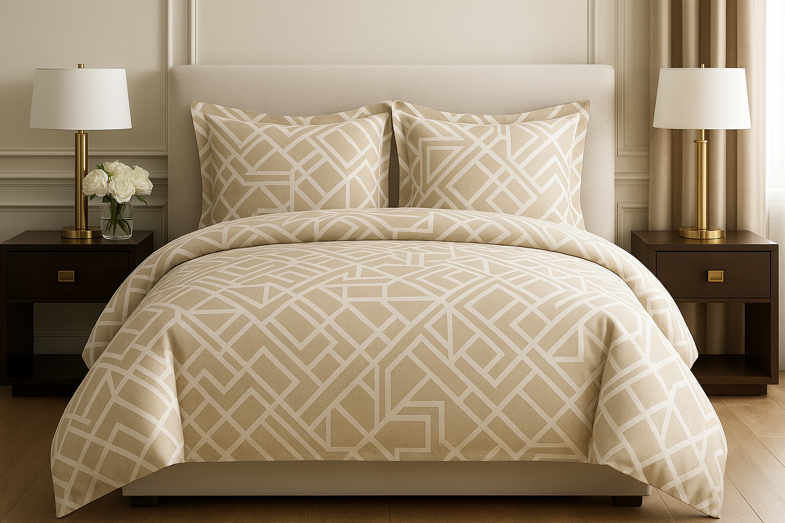 Jogo de Cama King Geométrico - Principal