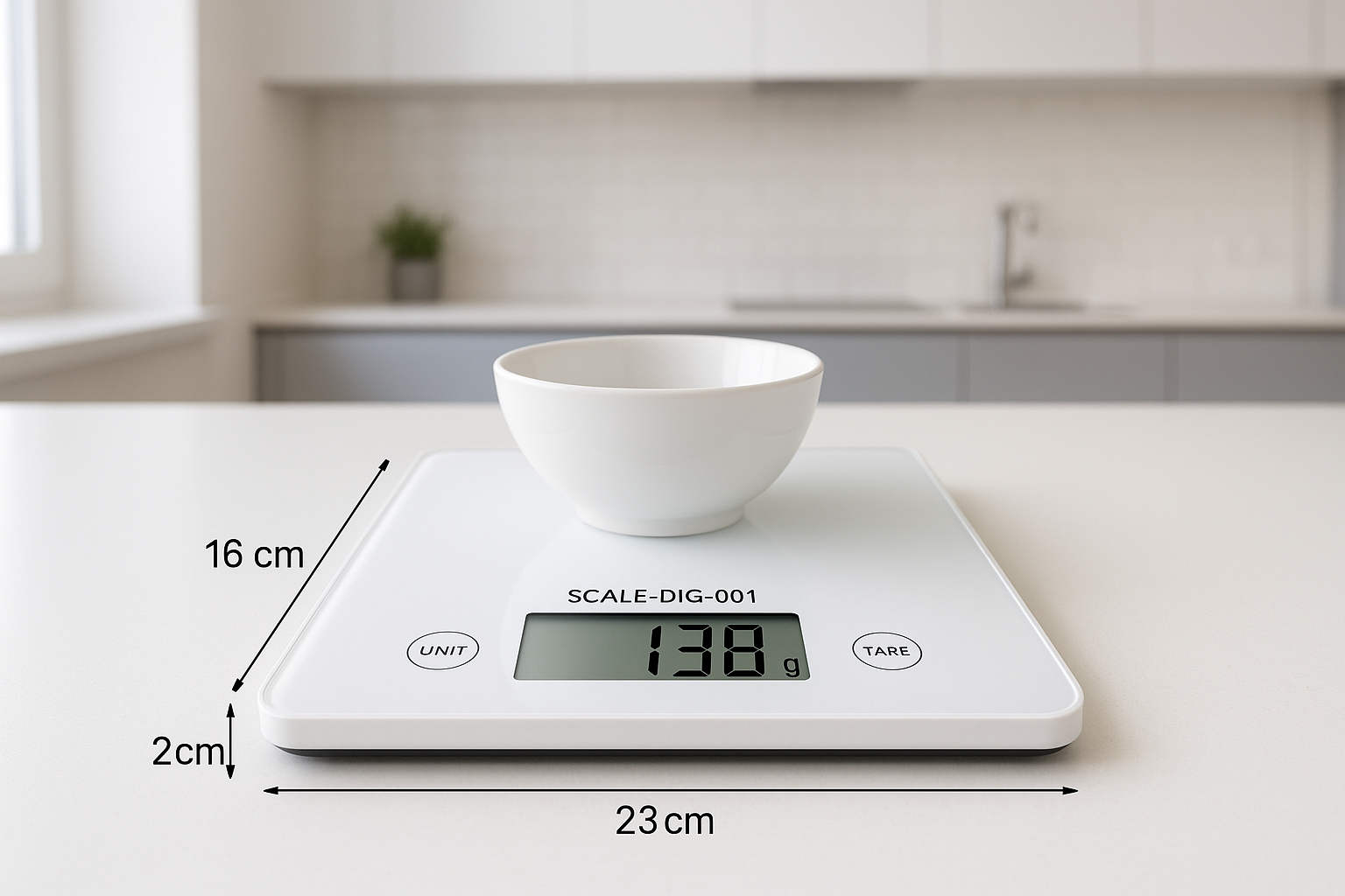 Balança Digital - Vista Frontal